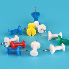 100pcs Colorful Push Pins Boxed, Creative Picture Message Felt Pins