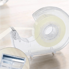 16sets Transparent Adhesive Tape Dispenser Set for Office and School