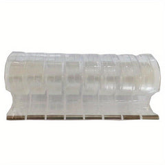 16sets Transparent Adhesive Tape Dispenser Set for Office and School