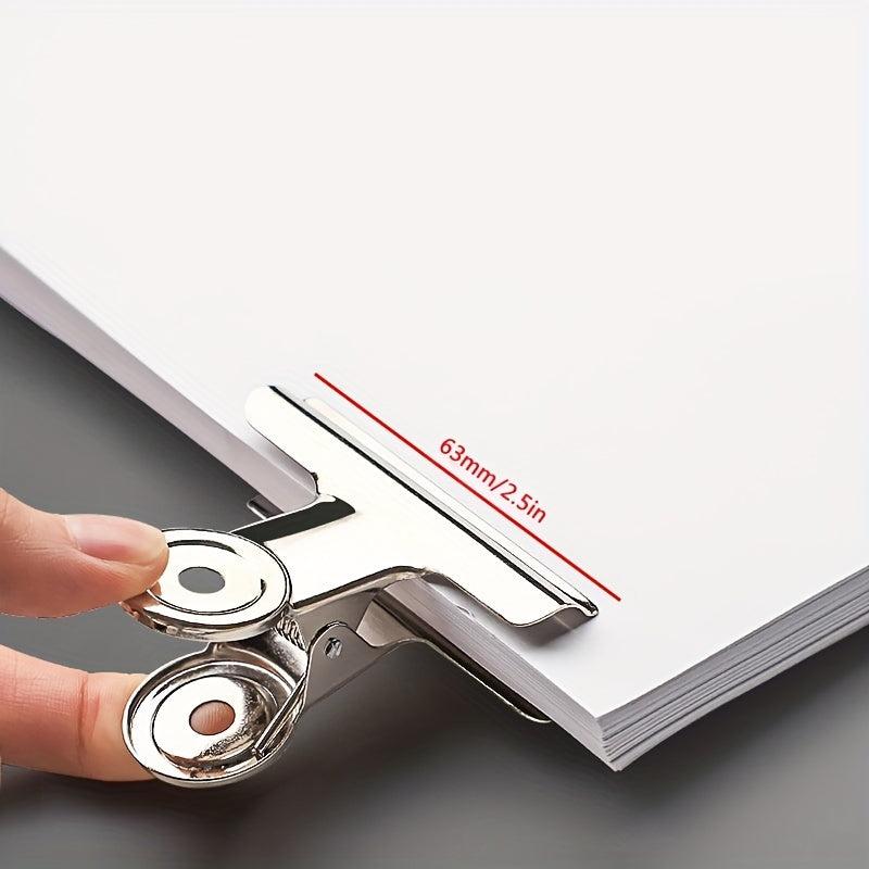 5pcs Stainless Steel Bill Clip Extra Large Small Small Clip Set