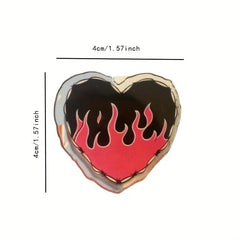 American Retro Clip Acrylic Girl Heart Stationery Love Clip