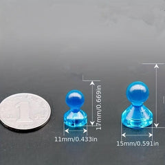 Transparent Magnetic Thumbtack for Whiteboard Teaching