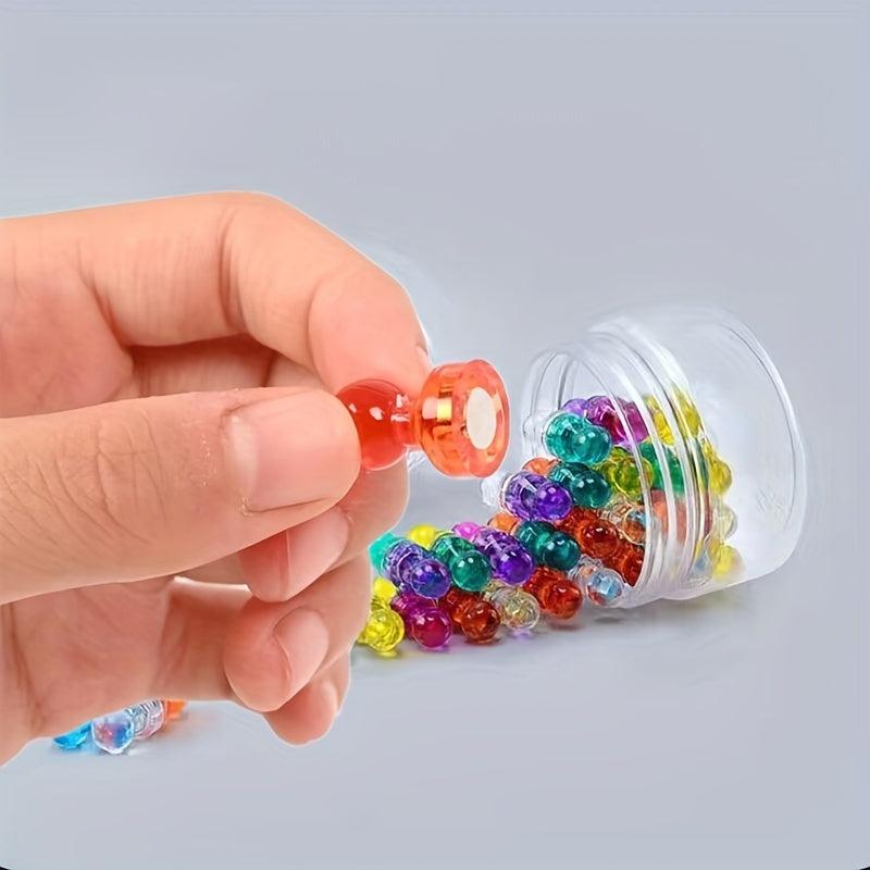 Transparent Magnetic Thumbtack for Whiteboard Teaching