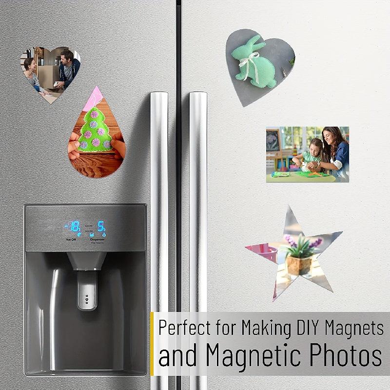 10pcs Magnetic Adhesive Sheets 10 x 15 - Flexible Magnet Sheets