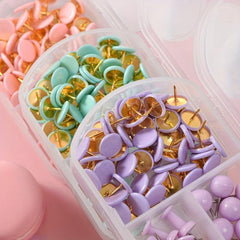 75pcs Macaron Thumbtack Cork Board I-shaped Nail Wall Nail Preschool Photo Wall