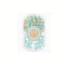 75pcs Macaron Thumbtack Cork Board I-shaped Nail Wall Nail Preschool Photo Wall