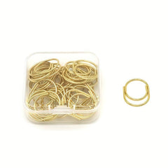 15pcs 25mm Mini Fat Gold Silver Rose Gold Binder Clip Bookmark Paper Clips