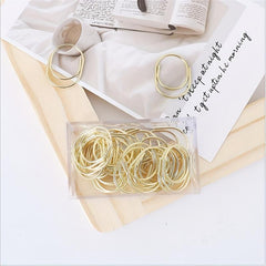 15pcs 25mm Mini Fat Gold Silver Rose Gold Binder Clip Bookmark Paper Clips