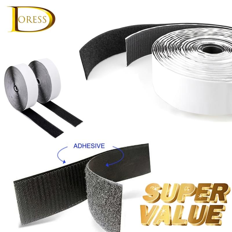 Hook And Loop Tape Sticky Back Fastener Roll Self Adhesive Heavy Duty Strips