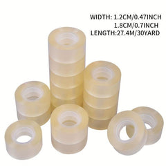 Transparent Adhesive Tape Small Roll High Viscosity Sealing Stationery