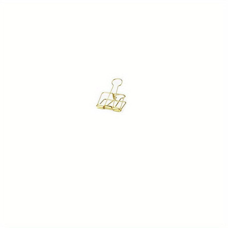 Hollow Metal Binder Clip Bill Clip Office Learning Stationery