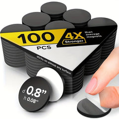 100 Pcs Magnetic Dots Adhesive Magnet 0.8 X 0.8 Peel & Stick Flexible Magnets