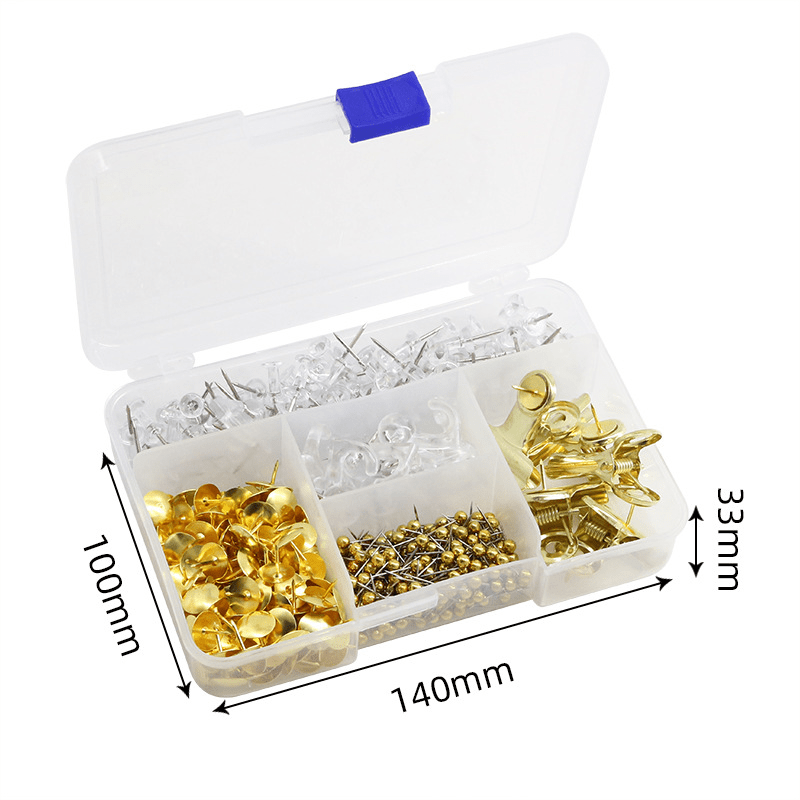 Divider Storage Box with 5 Types of Pushpins