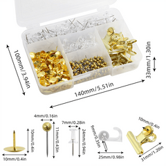 Divider Storage Box with 5 Types of Pushpins