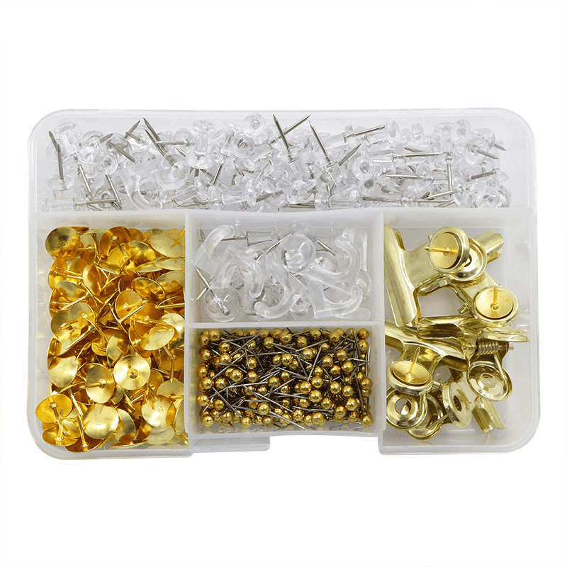 Divider Storage Box with 5 Types of Pushpins