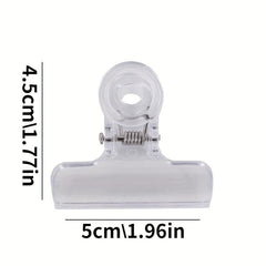 10pcs Transparent Long Tail Clip Large Multifunctional Student Stationery Doveta