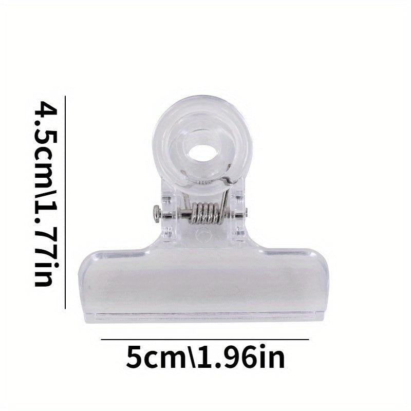 10pcs Transparent Long Tail Clip Large Multifunctional Student Stationery Doveta