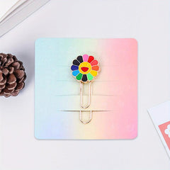 Colorful Sunflower Paper Clip