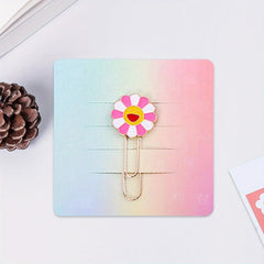 Colorful Sunflower Paper Clip