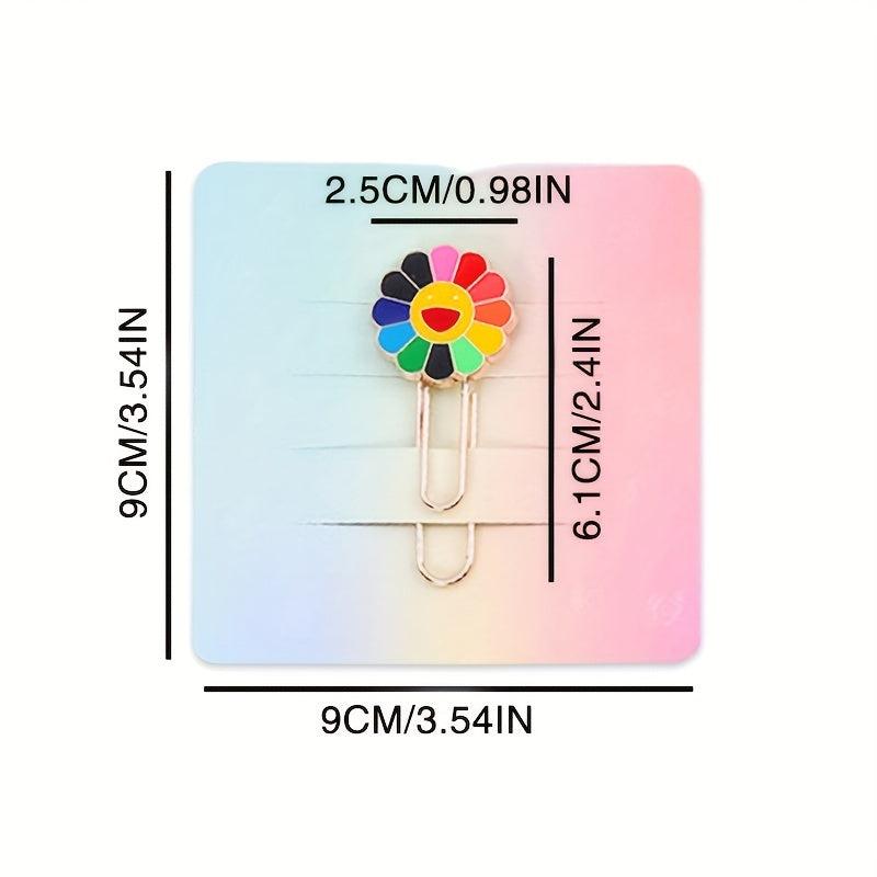 Colorful Sunflower Paper Clip