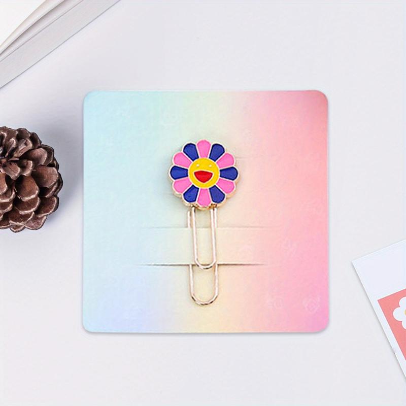 Colorful Sunflower Paper Clip