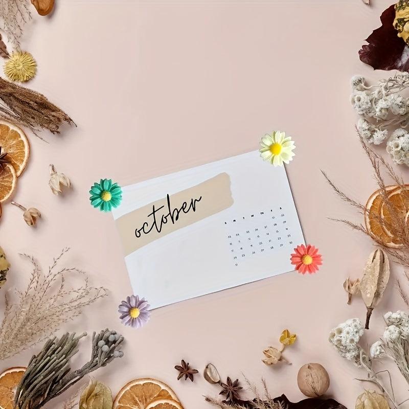 30pcs Small Flower Push Pins for Cork Board Decoration