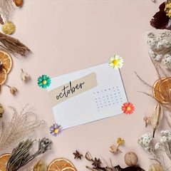 30pcs Small Flower Push Pins for Cork Board Decoration