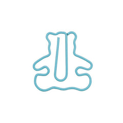 5pcs Bear Paper Clips Creative Bookmark School Clip Stationery