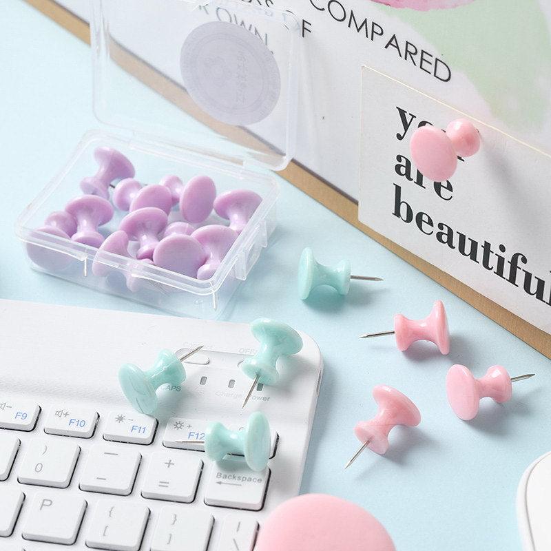 10pcs Candy Colored Stationery I Beam Nails Macaroon Metal Small Book Nail