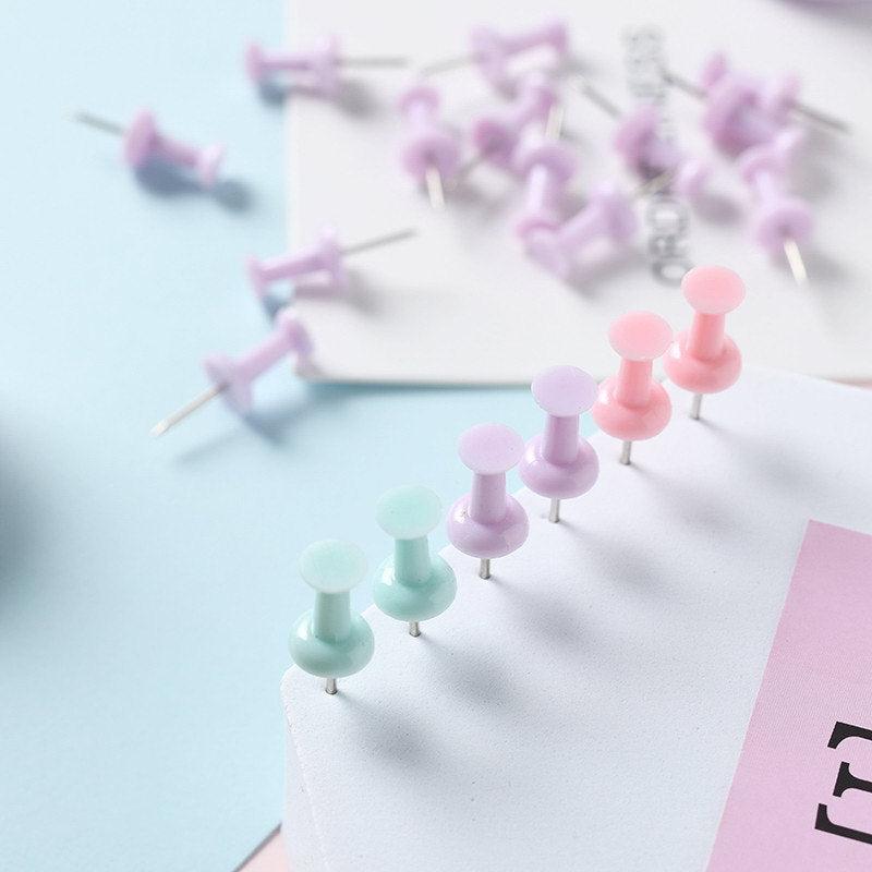 10pcs Candy Colored Stationery I Beam Nails Macaroon Metal Small Book Nail