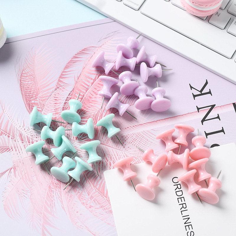 10pcs Candy Colored Stationery I Beam Nails Macaroon Metal Small Book Nail