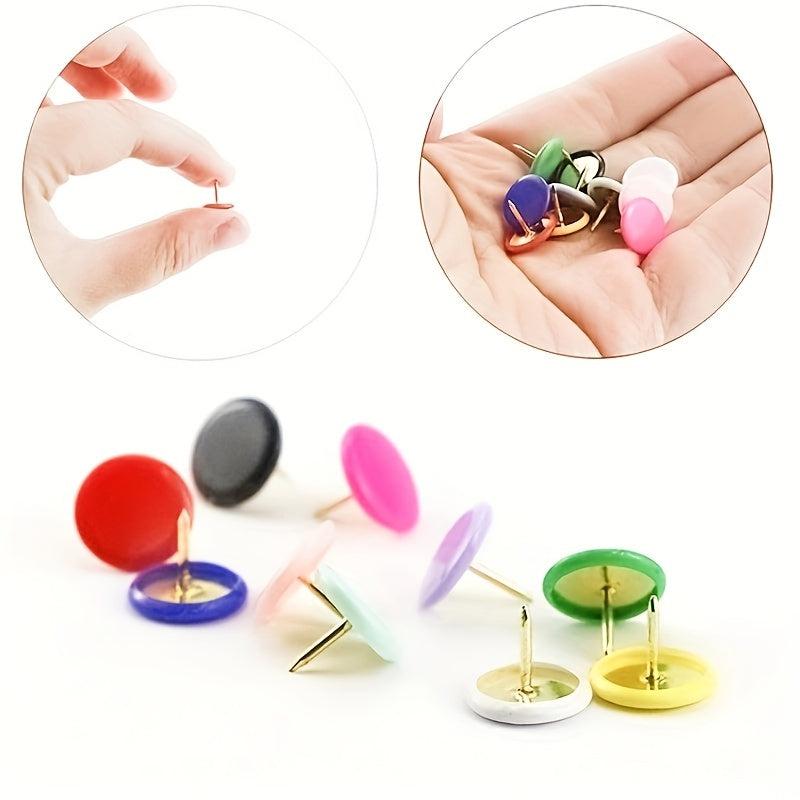 Colorful Decorative Push Pins Wall Paper Big Head Pins Round Head Press Pins