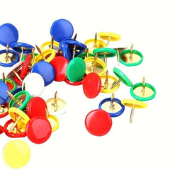 Colorful Decorative Push Pins Wall Paper Big Head Pins Round Head Press Pins