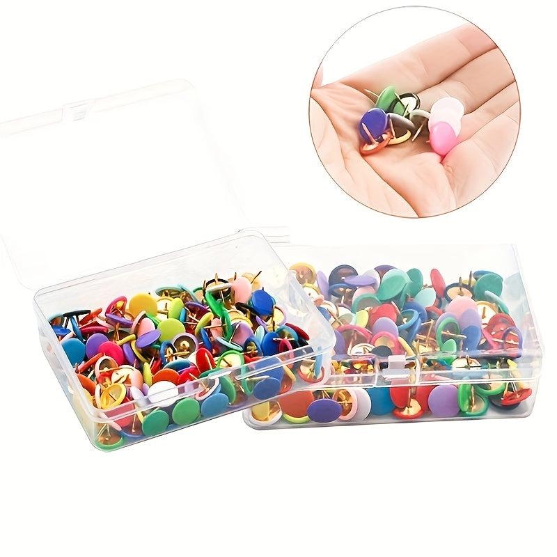 Colorful Decorative Push Pins Wall Paper Big Head Pins Round Head Press Pins