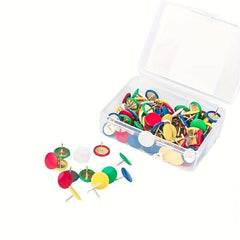 Colorful Decorative Push Pins Wall Paper Big Head Pins Round Head Press Pins