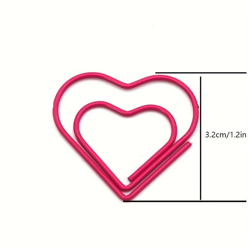 Colorful Loving Heart Clip Bookmark