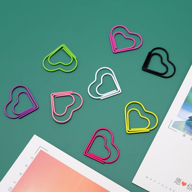 Colorful Loving Heart Clip Bookmark