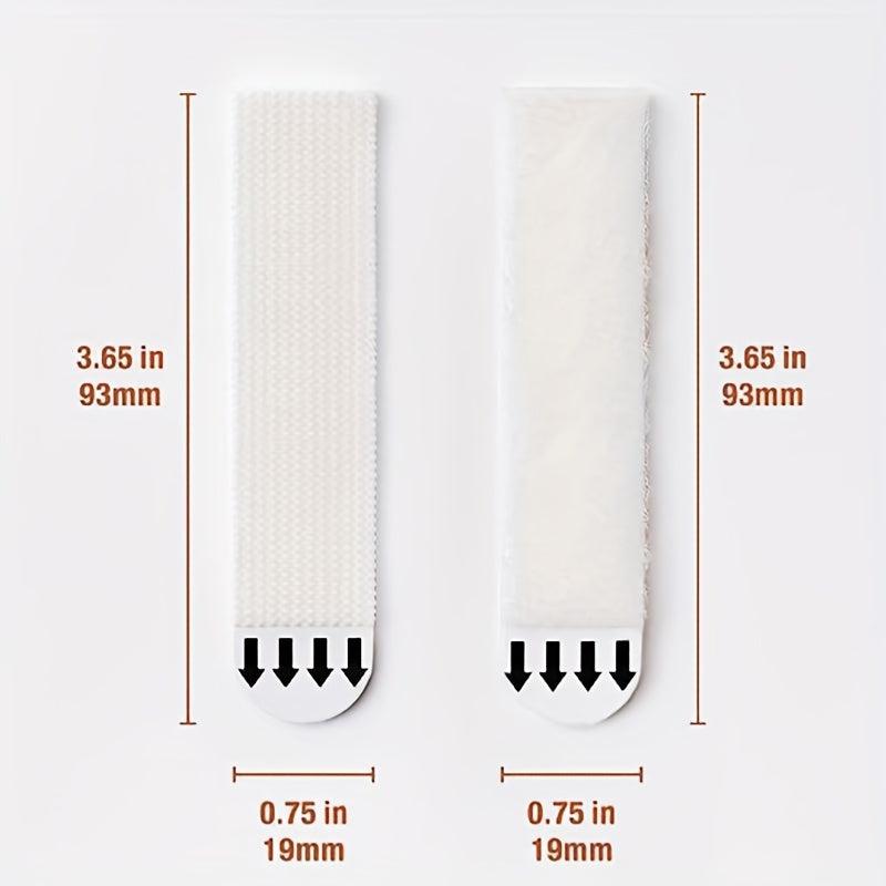 8 Pairs Lg Picture Hanging Strips - Heavy Duty Hook Loop Adhesive Hanger