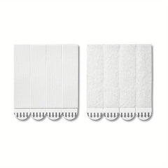 8 Pairs Lg Picture Hanging Strips - Heavy Duty Hook Loop Adhesive Hanger