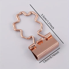 6pcs Metal Paper Clip File Binder Clips
