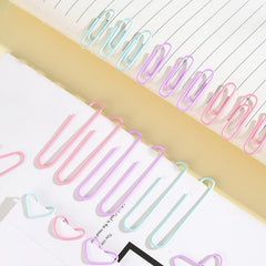 PVC Coated Paper Clips Office Paper Clamp Paper Clips Assorted Sizes