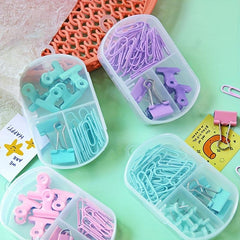 Long Tail Clip Combination Set Paper Clip Small Dovetail Clip Metal Bill Clip