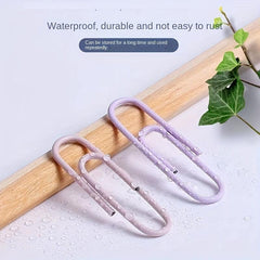 160PCS Morandi Metal Paper Clip U Shaped Pin Rust Resistant Invoice Clip
