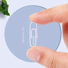 160PCS Morandi Metal Paper Clip U Shaped Pin Rust Resistant Invoice Clip