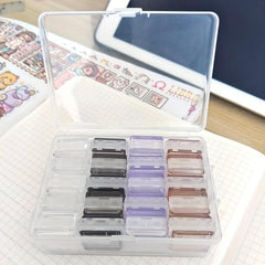 20 PCS Binder Clips for Organizing Papers with DIY Stickers