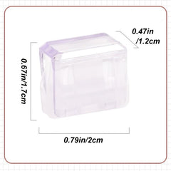 20 PCS Binder Clips for Organizing Papers with DIY Stickers