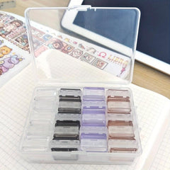 20 PCS Binder Clips for Organizing Papers with DIY Stickers