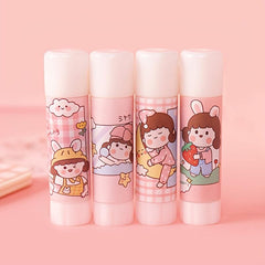 4pcs Solid Glue Stick for Office Stationery
