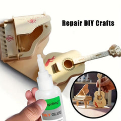 2pcs 70g Clear CA Glue for Wood Glass Metal DIY Crafts