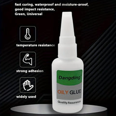 2pcs 70g Clear CA Glue for Wood Glass Metal DIY Crafts